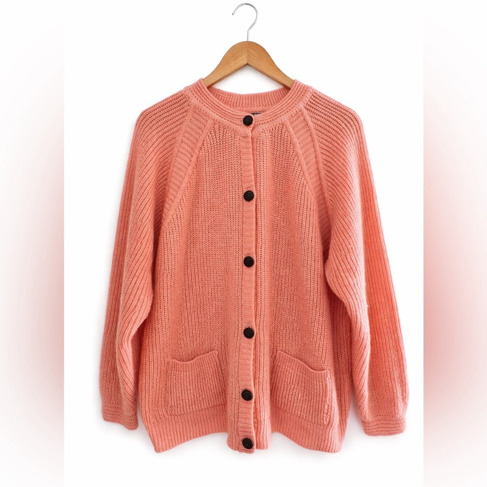 Vintage Grandpa Core Knit Cardigan – Bay Club Button Fron